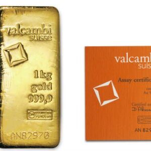 1 Kilo Valcambi Cast Gold Bar For Sa