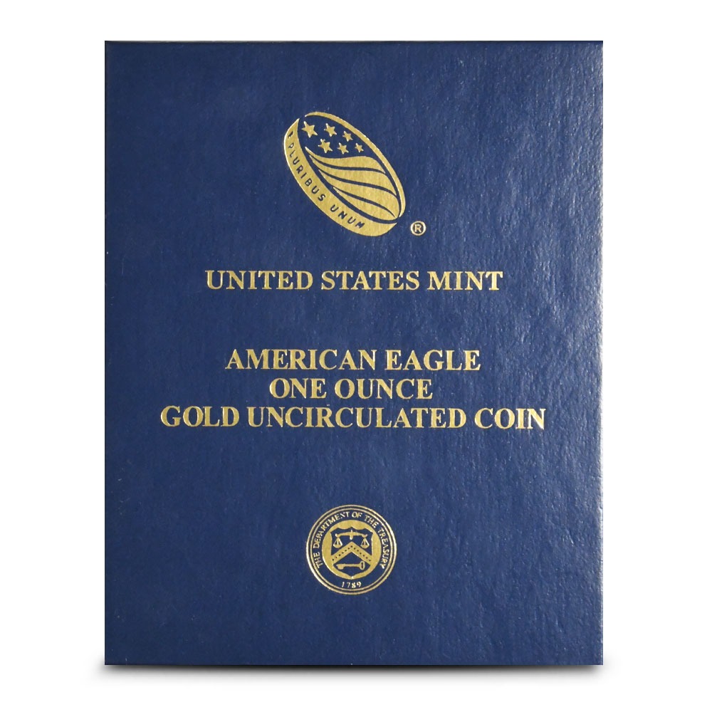 Buy 1 oz Burnished American Gold Eagle Coin (Random Year, Box + CoA) - Image 2