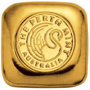 1 oz Perth Mint Cast Gold Bar For Sa