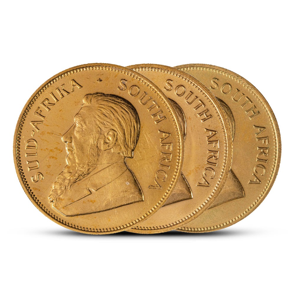 1 oz South African Gold Krugerrand Coin (Random Year, Abrasions) - Image 2