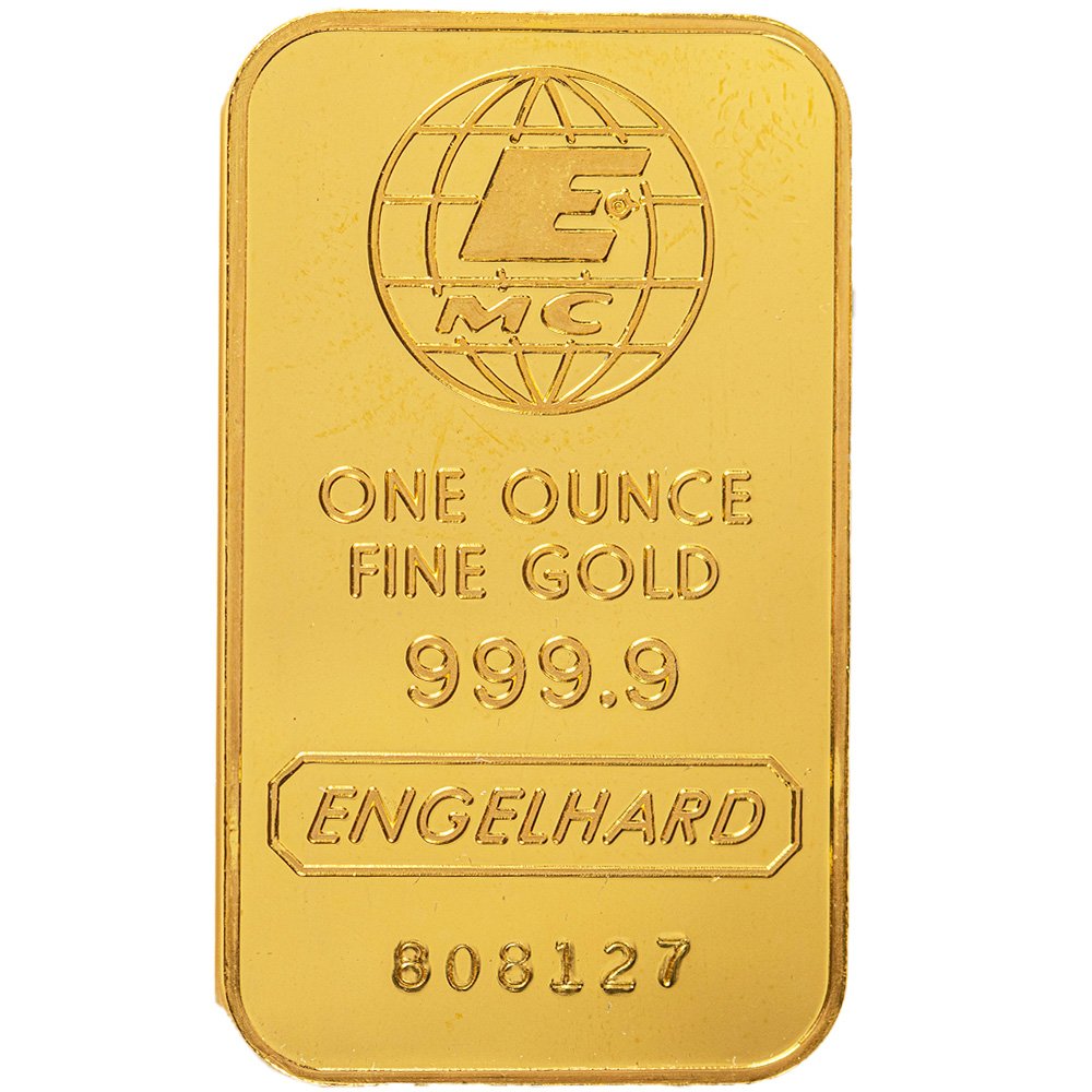 1 oz Engelhard Gold Bar For Sale - Image 3