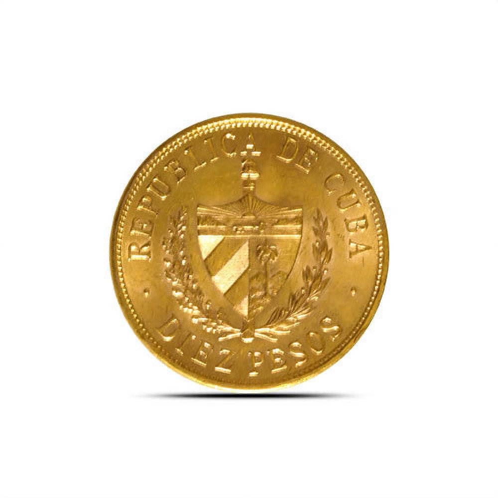 10 Peso Cuba Gold Coins For Sale