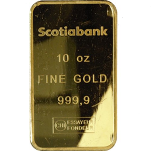10 oz Scotiabank Gold Bar For Sal