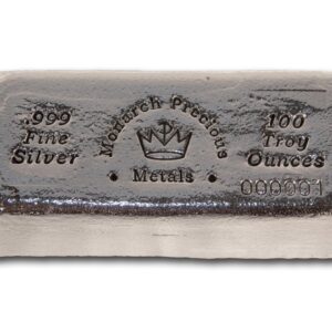 100 oz Monarch Hand Poured Stacker