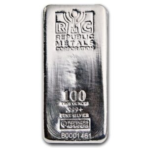 100 oz RMC Republic Metals Silver