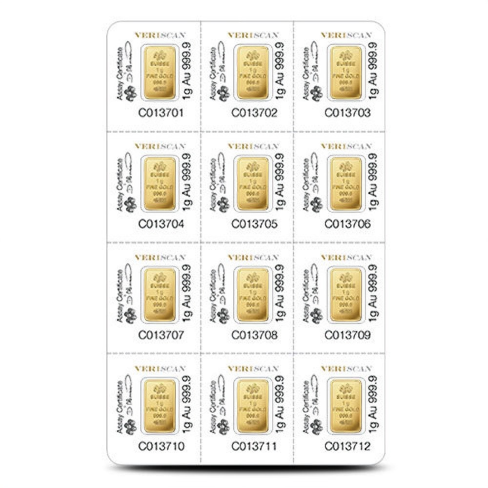 12 Gram PAMP Suisse Divisible Gold Bar (New w/ Assay, 12x1) - Image 3