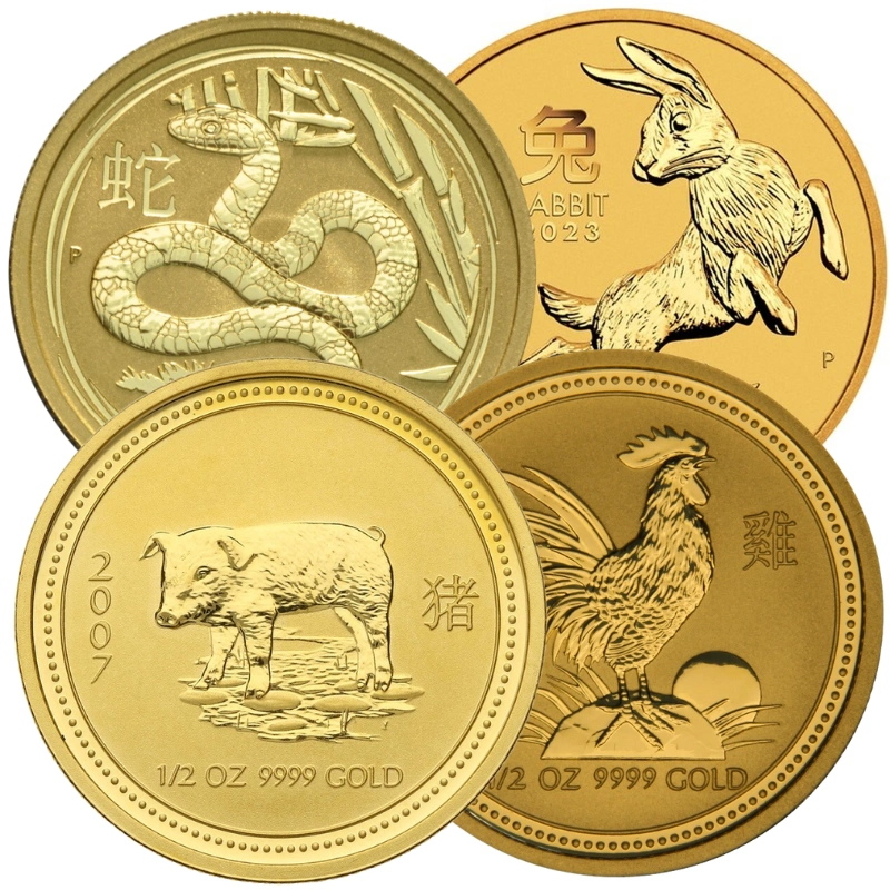1/2 oz Gold Coin Perth Mint Australi