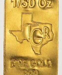 1/50 oz Gold Bar For Sal