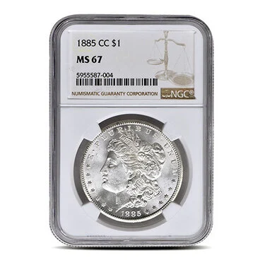 1885-CC Morgan Silver Dollar Coin N