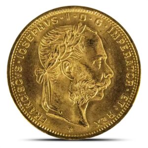 1892 20 Francs / 8 Florin Austrian