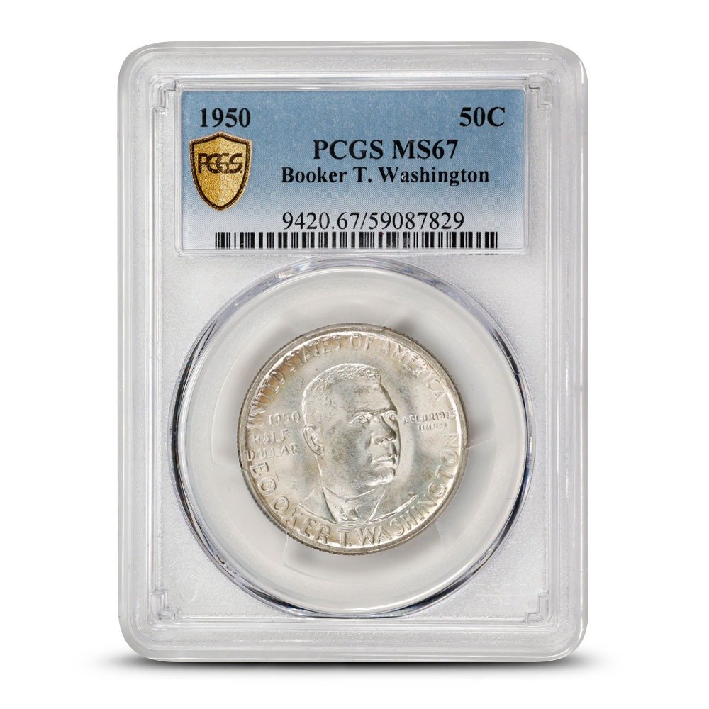1950 Booker T. Washington Half Dolla
