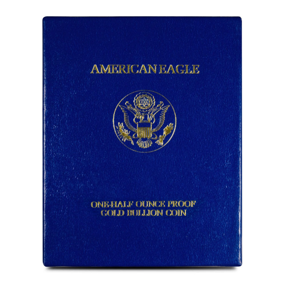 1987-P 1/2 oz Proof American Gold Eagle Coin (Box + CoA) - Image 3