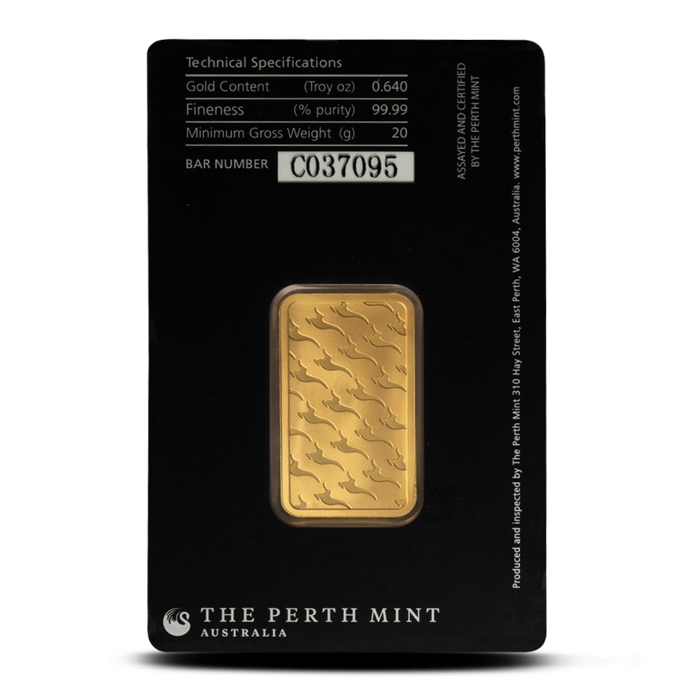 Buy 20 Gram Perth Mint Gold Bar (New w/ Assay) - Image 2