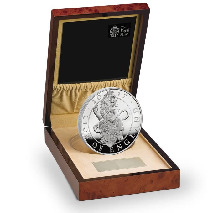 1 Kilo Proof British Silver Queens B