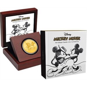 1 oz Niue Mickey Mouse Gallopin Gau