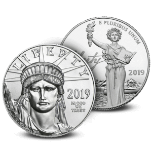 2019 1 oz American Platinum Eagle Co