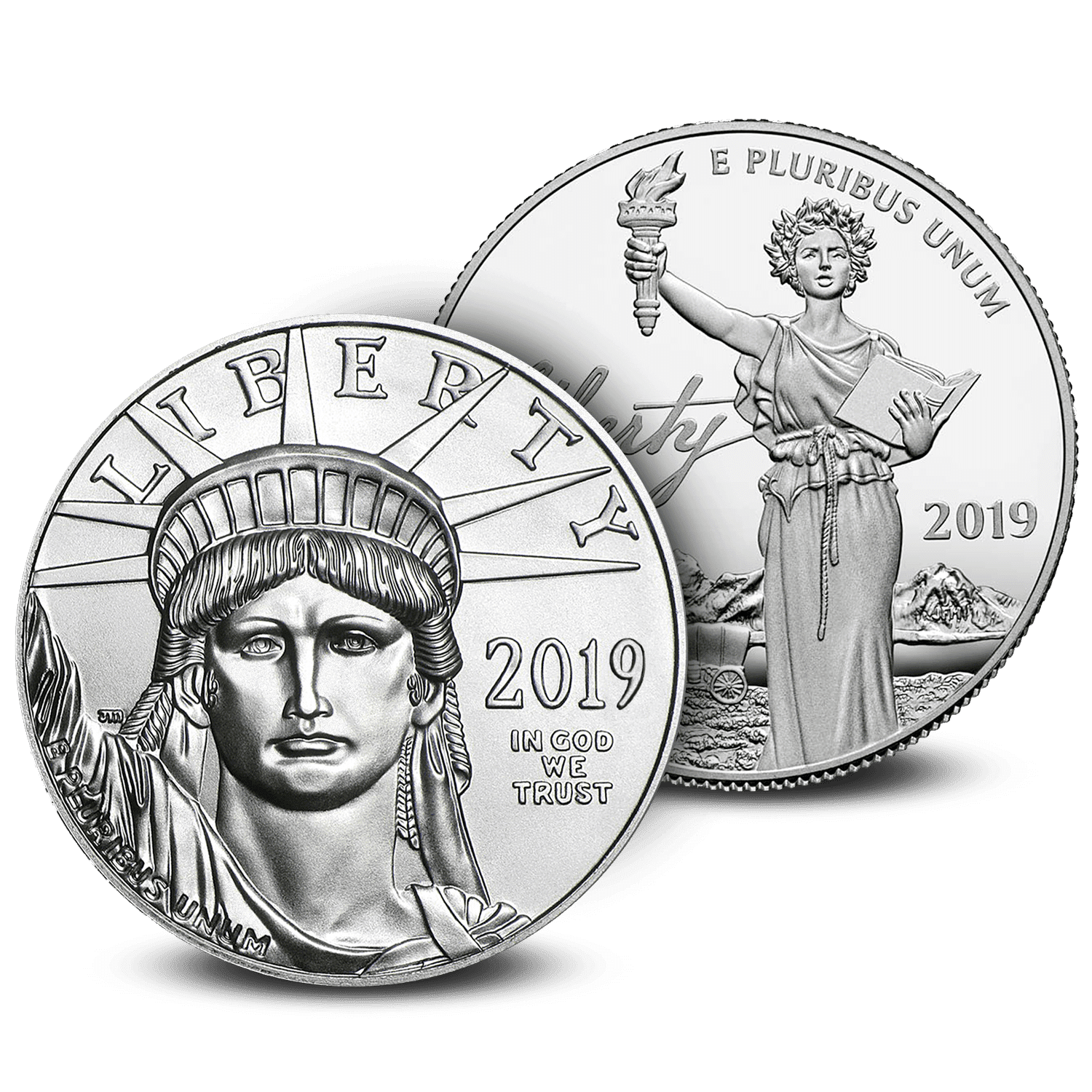 2019 1 oz American Platinum Eagle Co
