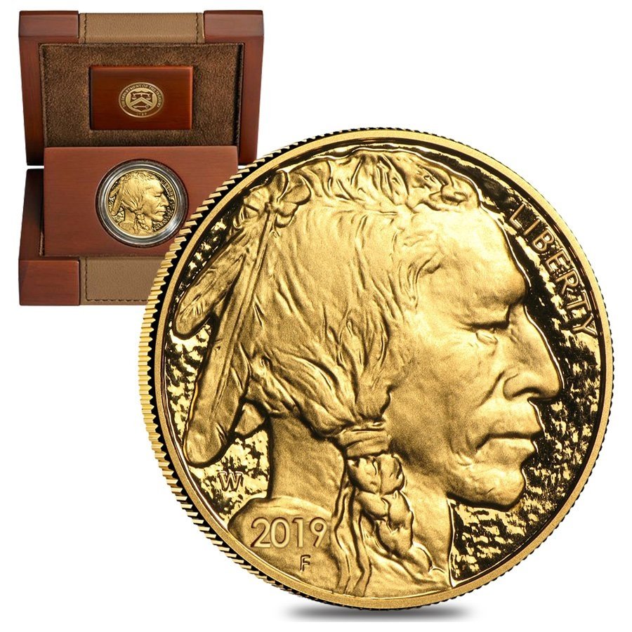 2019-W 1 oz Proof American Gold Buff