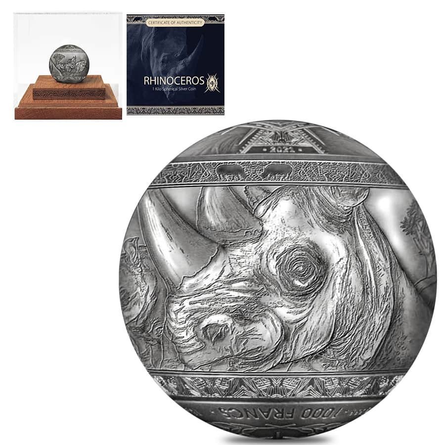 1 Kilo Antique Djibouti Silver Big
