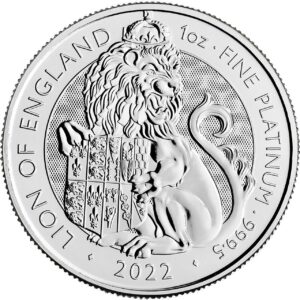 1 oz British Platinum Tudor Beasts L