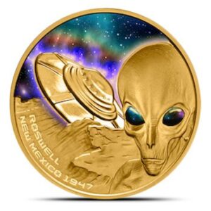 1 oz Proof Niue Gold 75th Anniversar