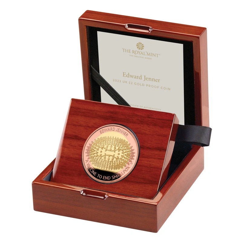 2023 Proof £2 Gold Coin Edward Jenne