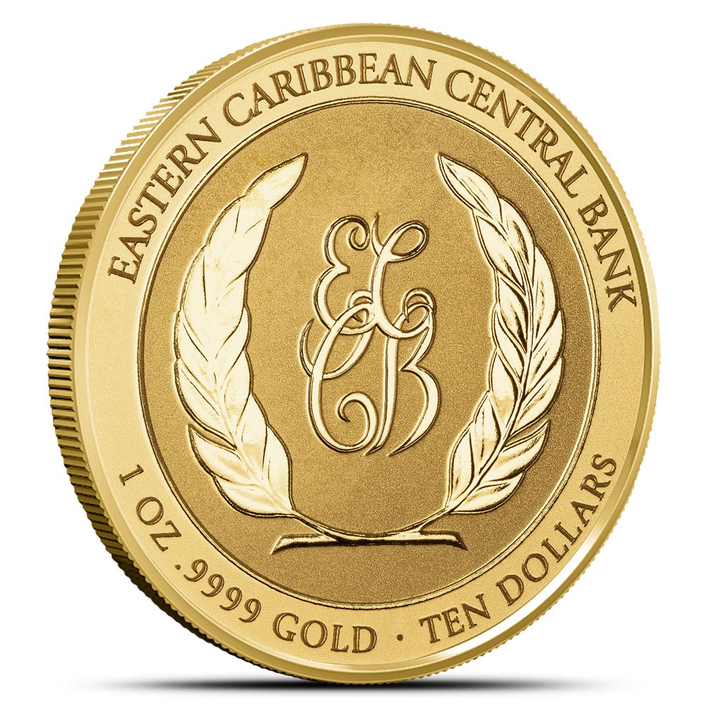 2024 1 oz EC8 Gold St. Lucia Flamingo Coin (BU) - Image 3