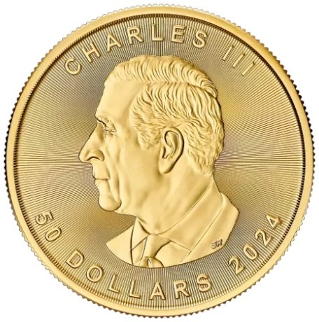 2024 1 oz Canadian Maple Leaf Gold Coin - Image 2