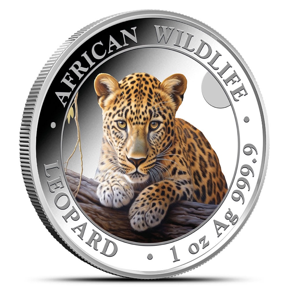 1 oz Colorized Somalia Silver Africa