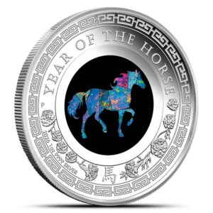 1 oz Proof Australian Silver Lunar