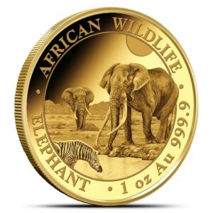 2026 1 oz Somalia Gold Elephant Coin