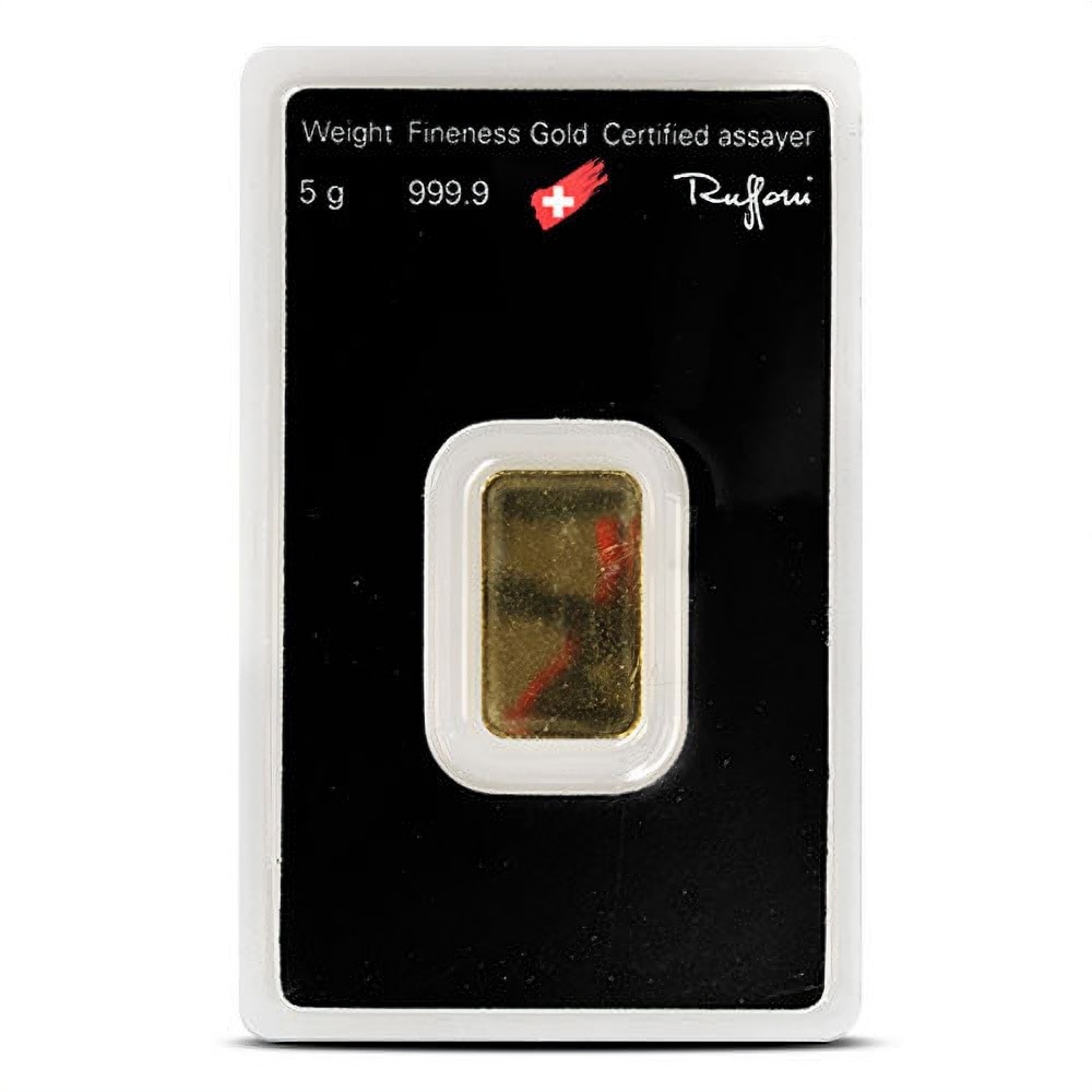 Buy 5 Gram Argor Heraeus Gold Bar (New in Assay) - Image 3