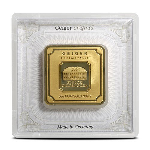 Buy 50 Gram Geiger Edelmetalle Squar
