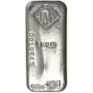 Buy 1 Kilo Johnson Matthey Silver Ba
