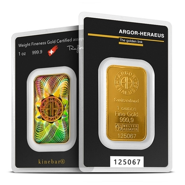Buy 1 oz Argor Heraeus Kinebar Gol