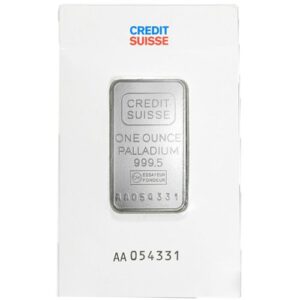 Buy 1 oz Credit Suisse Palladium Bar