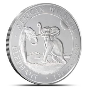 1 Kilo Somalia Silver Elephant Coi