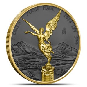 2024 1 oz Golden Ring Mexican Silver
