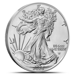 2026 1 oz American Silver Eagle Tube (20 Coins, BU)