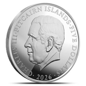 2026 1 oz Proof Colorized Pitcairn Islands Silver Lunar Year of the Horse Coin (Box + CoA)