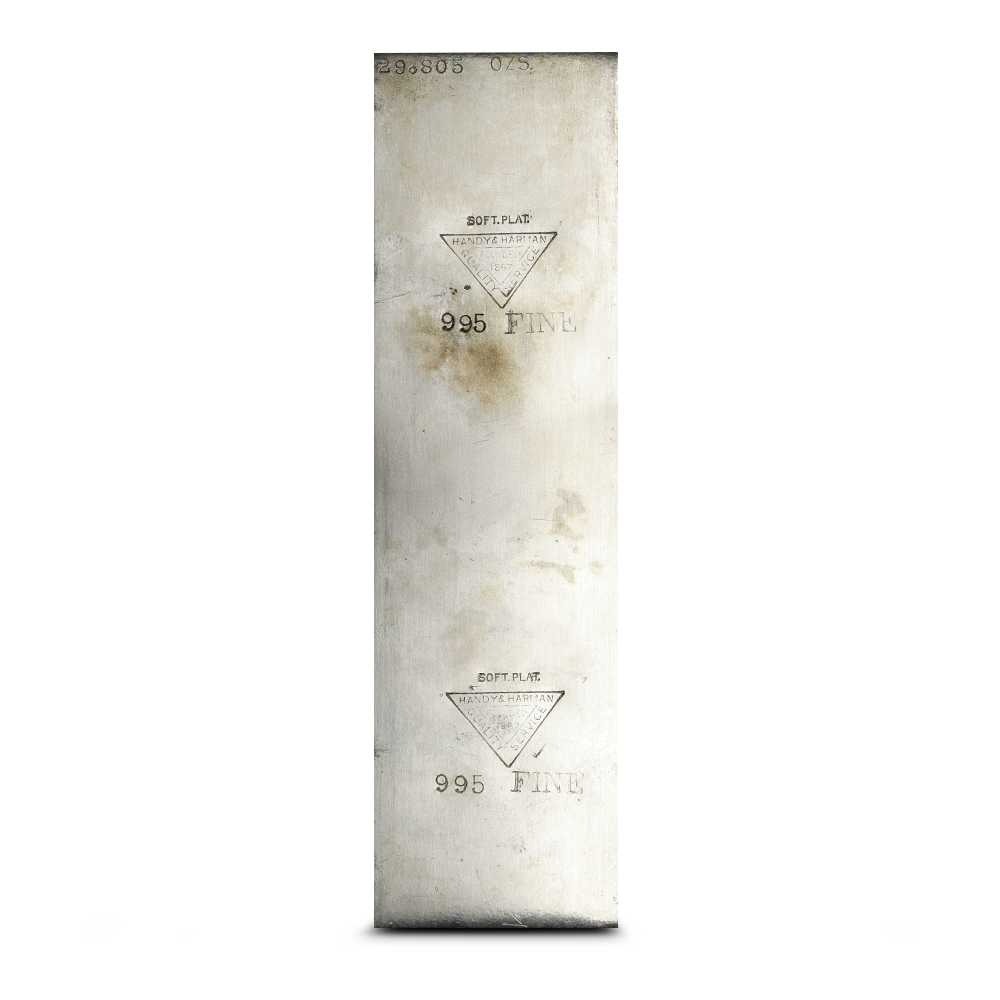 29.805 oz Handy & Harman Platinum Ba