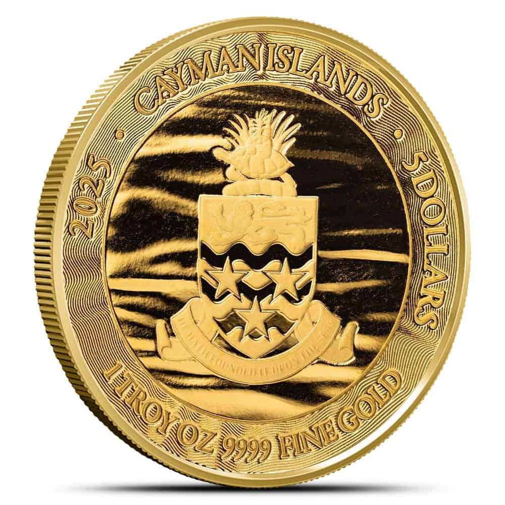 2025 1 oz Cayman Islands Gold Sea