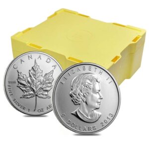 2013 Canadian Silver Maple Leaf Monster Box (500 Coins, BU)