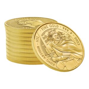 2023 1 oz King Arthur Gold Coin Myths & Legends
