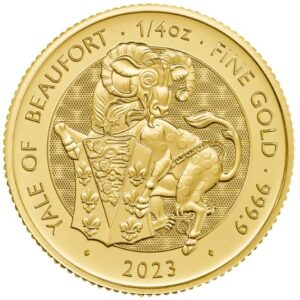 2023 1/4 oz Yale of Beaufort Gold Coin Tudor Beasts