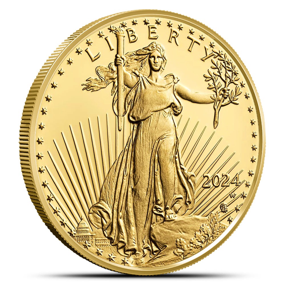 2024-W 1 oz Proof American Gold Eagle Coin (Box + CoA)