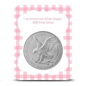 2026 1 oz American Silver Eagle Coin (BU, It’s a Girl Card)