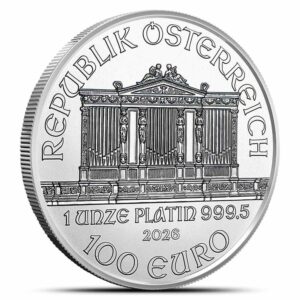 2026 1 oz Austrian Platinum Philharmonic Coin (BU)