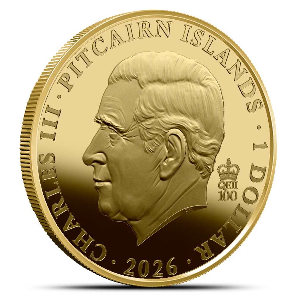 2026 1/4 oz Pitcairn Islands Gold Bounty Coin (BU) - Image 2