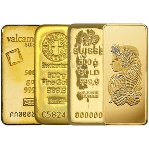 500 Gram Gold Bar For Sale (Varied Condition, Any Mint)